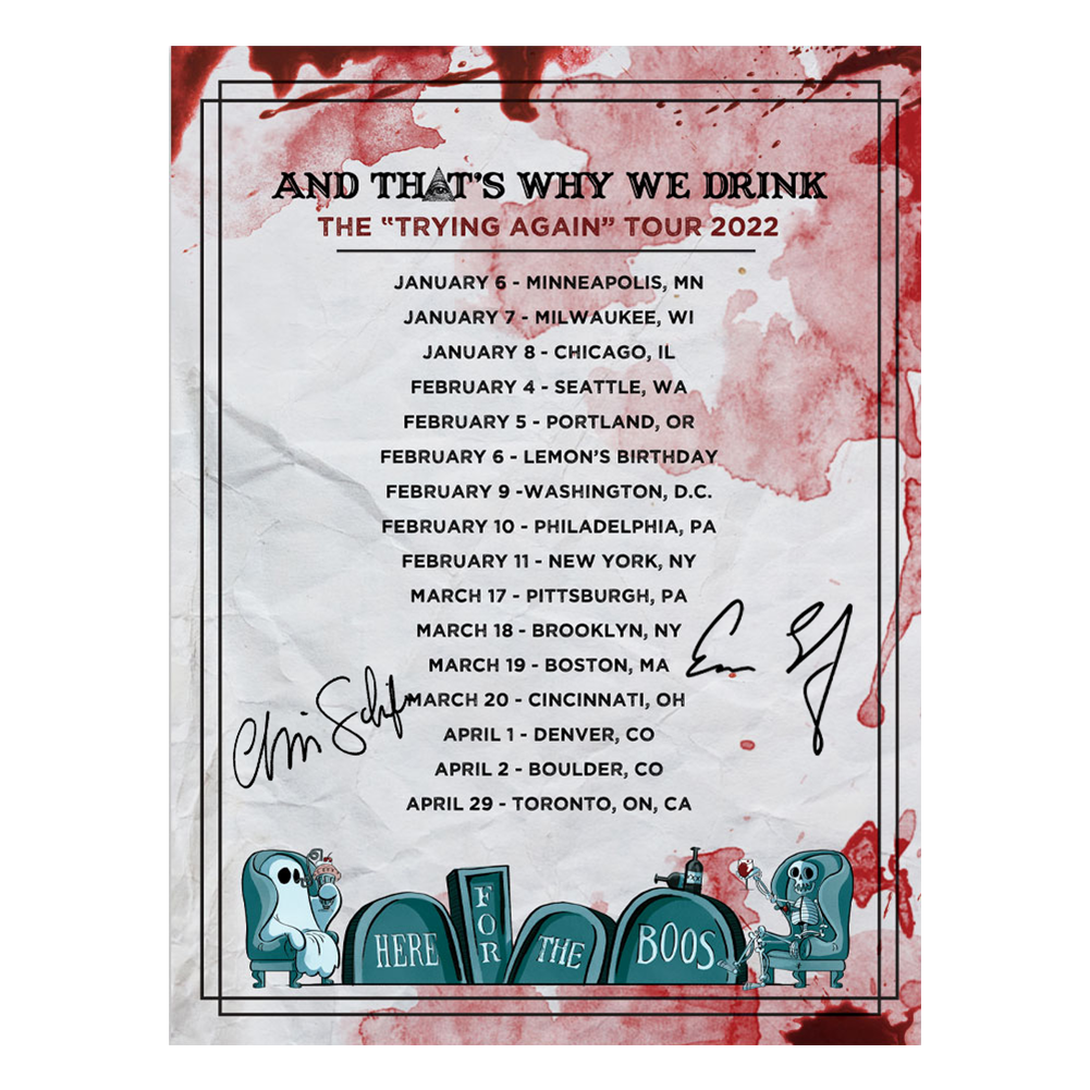 Trying Again Tour 2022 Poster (Signed)