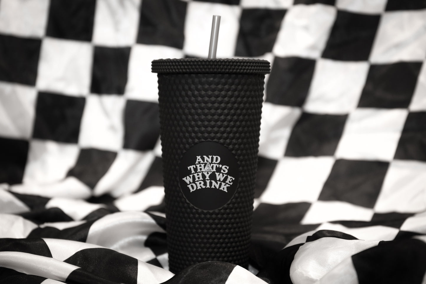 Logo Studded 24 oz. Tumbler (Black)