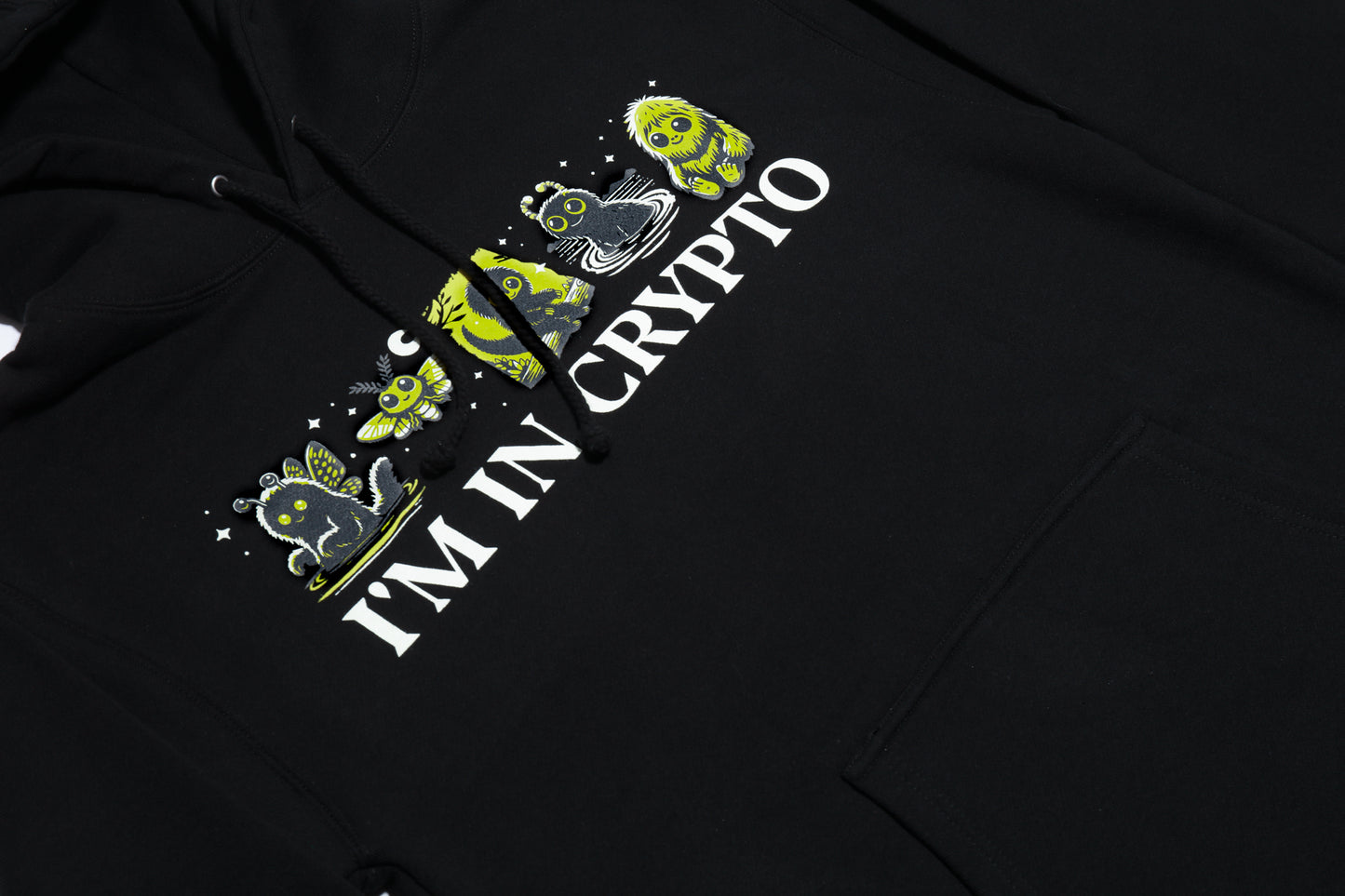 I’m In Crypto Pullover Hoodie (Black)