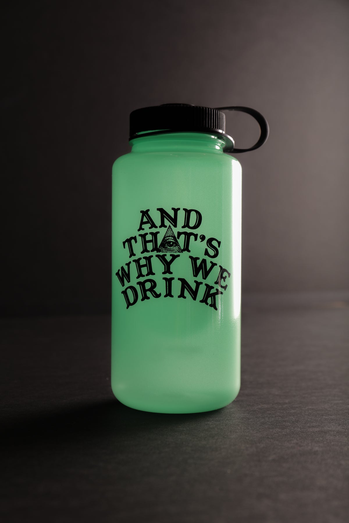 Logo Nalgene Water Bottle (Glow In The Dark)