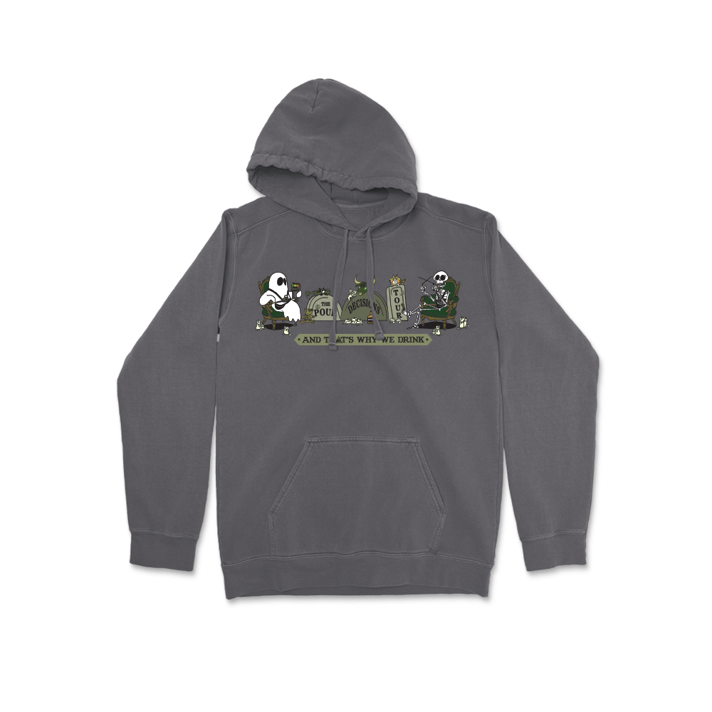 The Pour Decisions Tour Pullover Hoodie (Charcoal)
