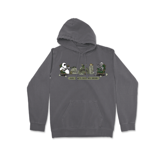 The Pour Decisions Tour Pullover Hoodie (Charcoal)