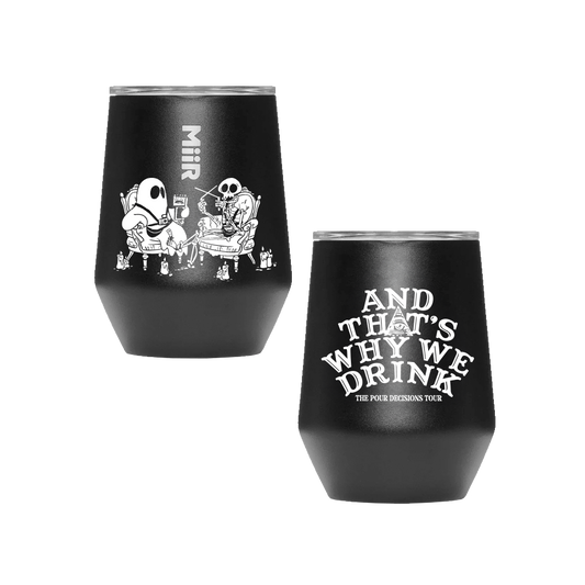 The Pour Decisions Tour MiiR Wine Tumbler (Black)