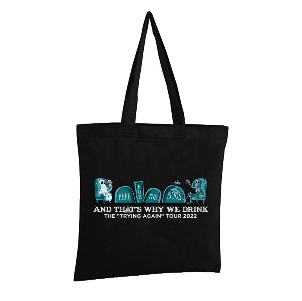 Trying Again Tour 2022 Tote Bag (Black)