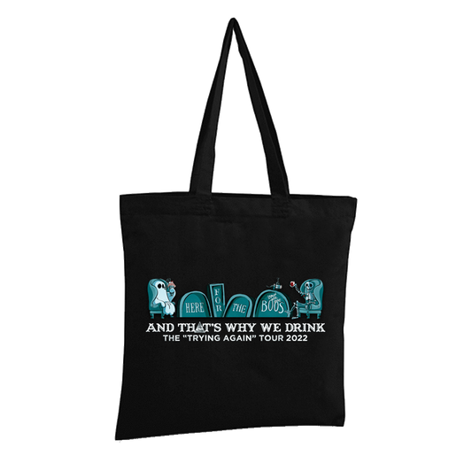 Trying Again Tour 2022 Tote Bag (Black)