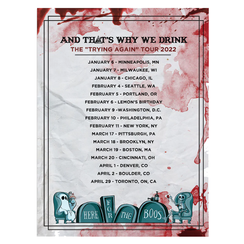Trying Again Tour 2022 Poster