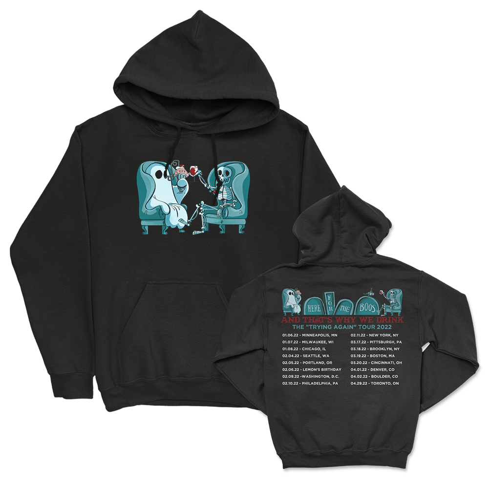 Trying Again Tour 2022 Pullover Hoodie (Black)