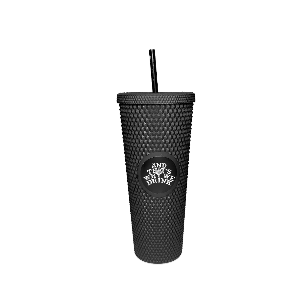 Logo Studded 24 oz. Tumbler (Black) – And That's Why We Drink