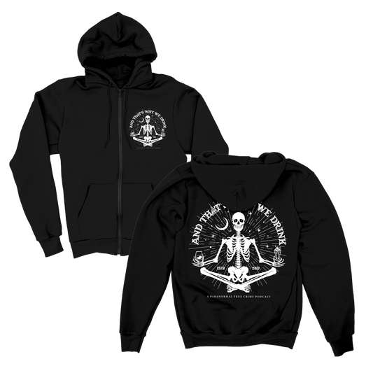 Christine Edit Zip Up Hoodie (Black)