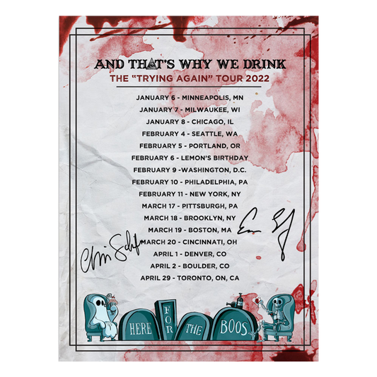 Trying Again Tour 2022 Poster (Signed)