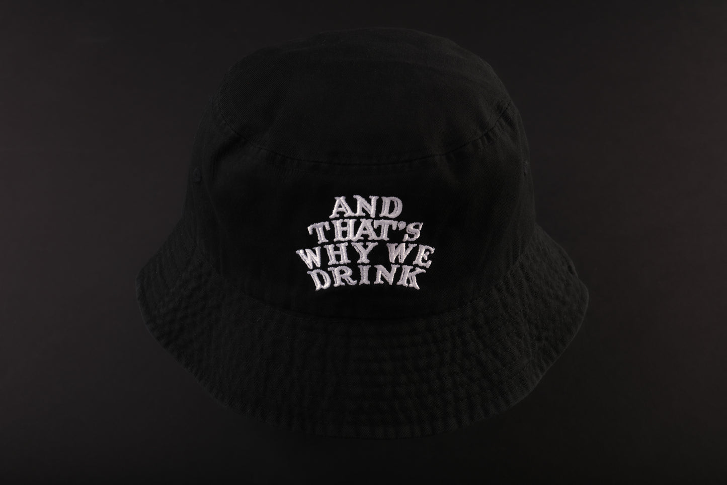 Logo Bucket Hat (Black)