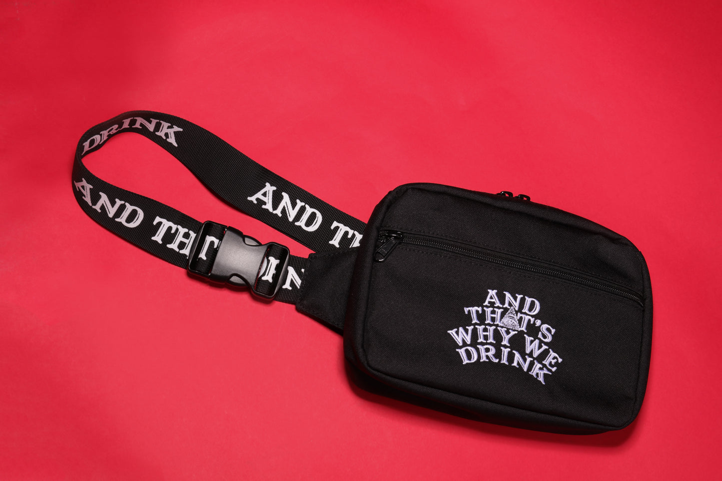 Logo Crossbody Bag (Black)