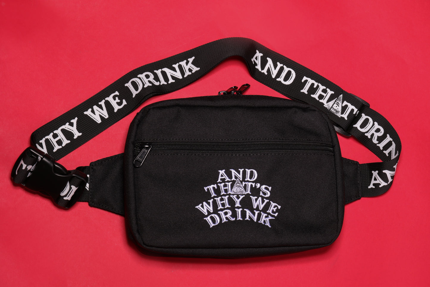 Logo Crossbody Bag (Black)