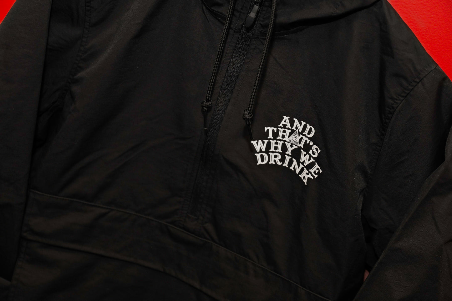 Candle Skull Anorak Jacket (Black)