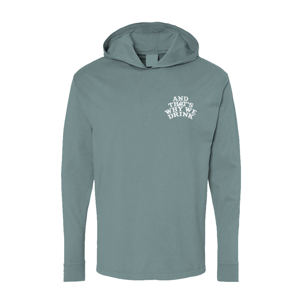 Logo Long Sleeve Hoodie (Cypress Green)