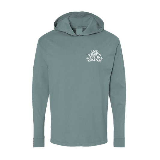 Logo Long Sleeve Hoodie (Cypress Green)