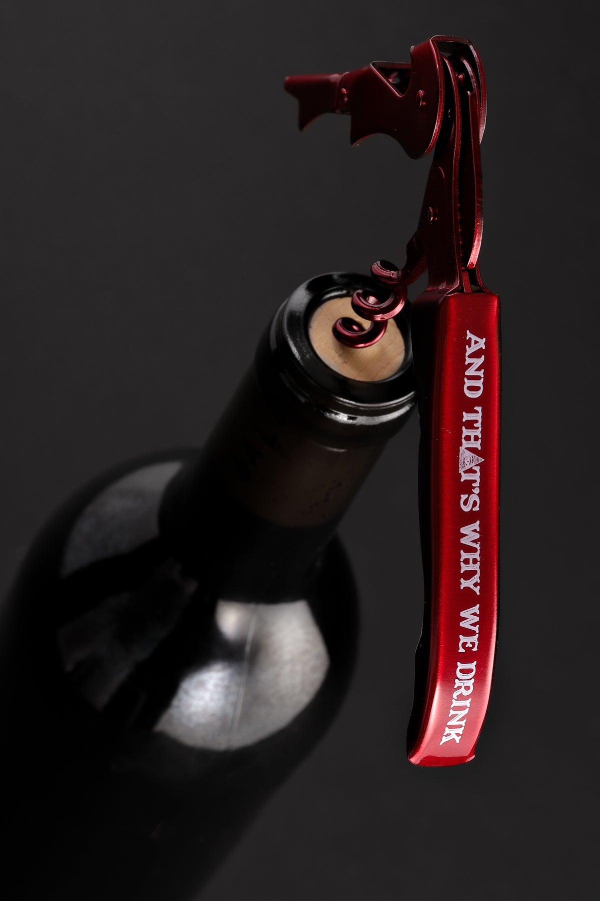 Logo Corkscrew (Maroon)