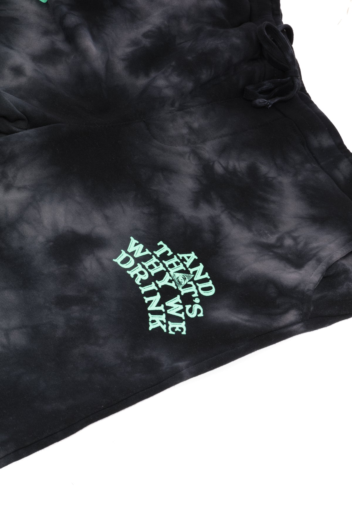 Glow Logo Sweatpants (Black Tie Dye)