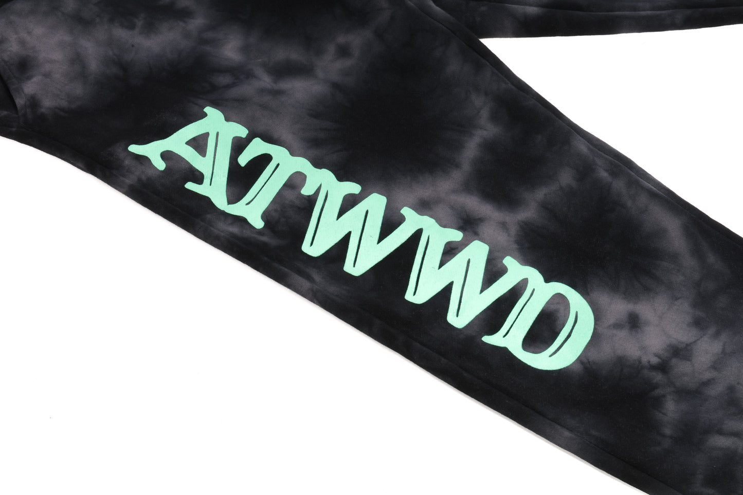 Glow Logo Sweatpants (Black Tie Dye)