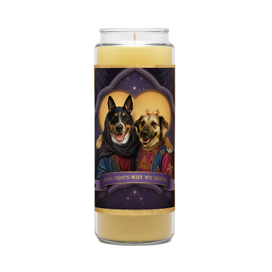 Gio & Hank Saint Candle