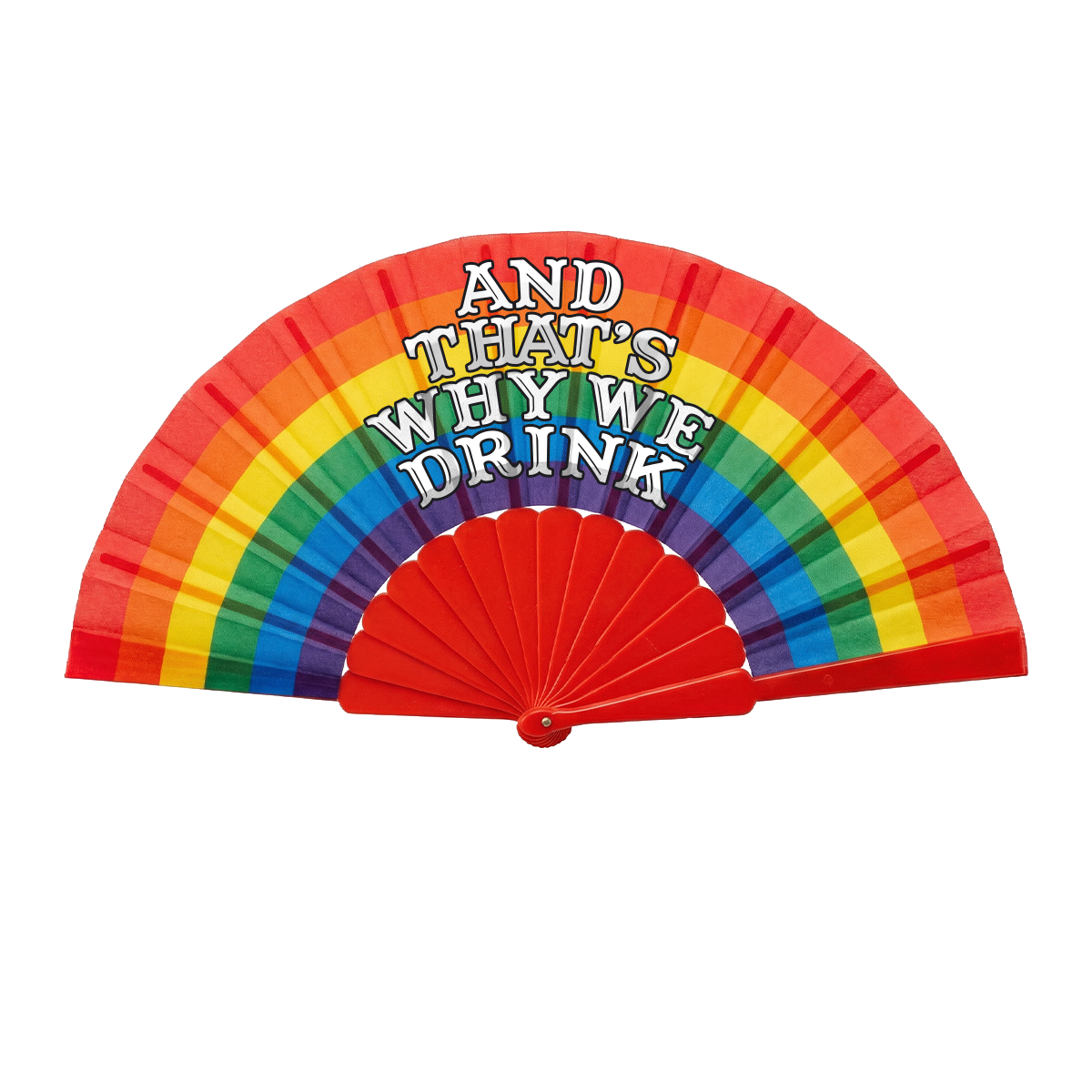 Pride Fan (Rainbow)