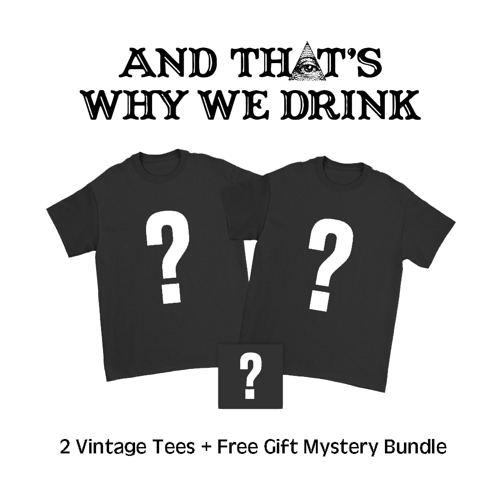 2 Vintage Mystery T-Shirts & Free Gift Bundle