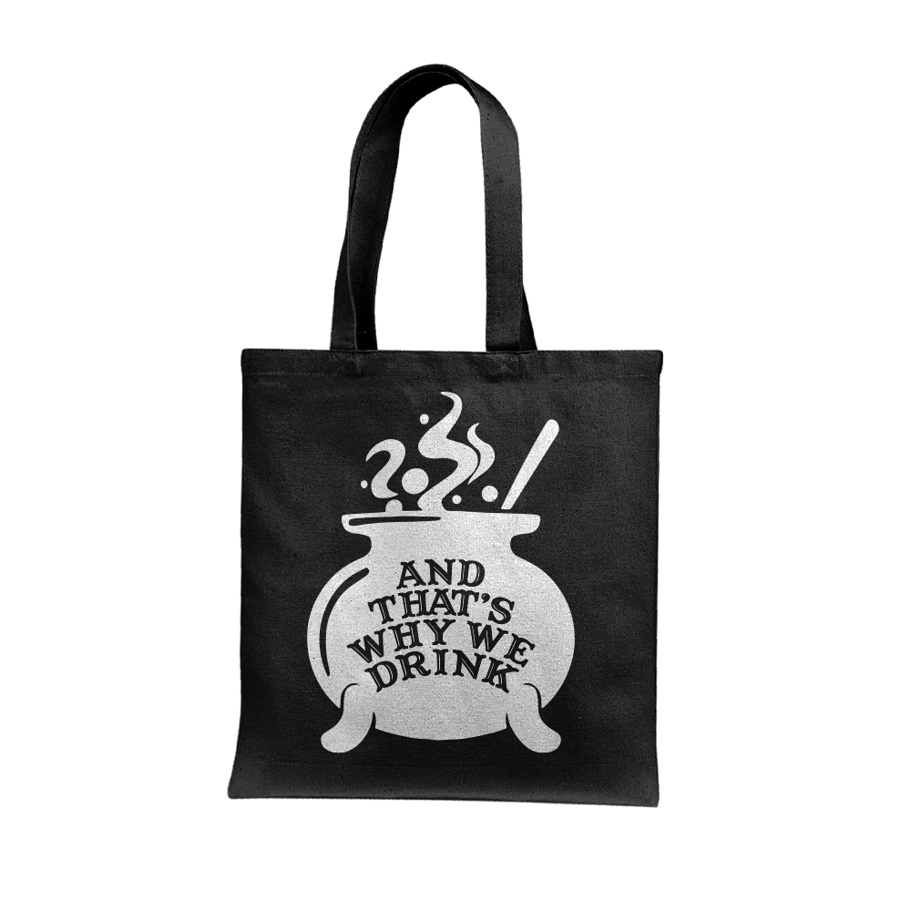 Witch's Brew Tote Bag (Black)