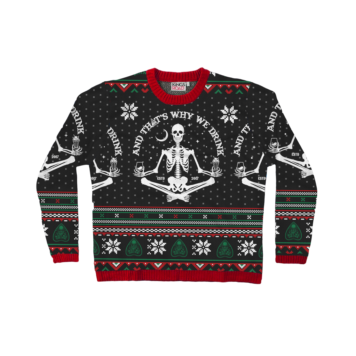 Skeletal Mediation Holiday Sweater