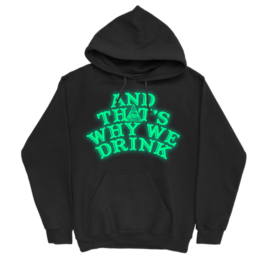 Glow Logo Pullover Hoodie (Black)