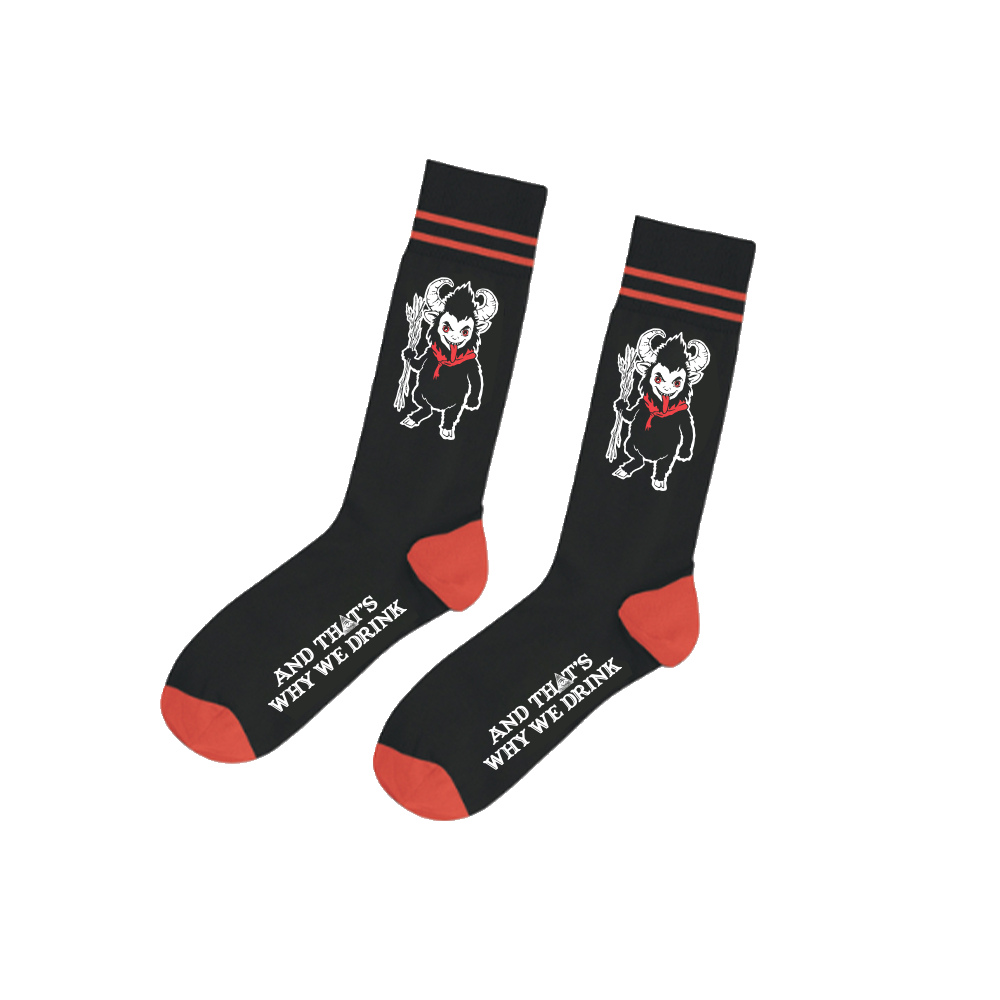 Krampus Socks (Black)