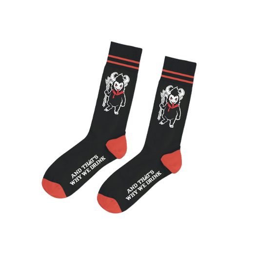 Krampus Socks (Black)