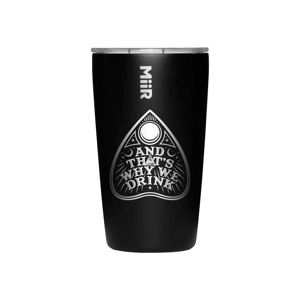 Planchette Logo 12 Oz. MiiR Tumbler (Black)