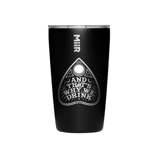 Planchette Logo 12 Oz. MiiR Tumbler (Black)