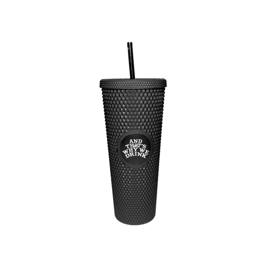 Logo Studded 24 oz. Tumbler (Black)