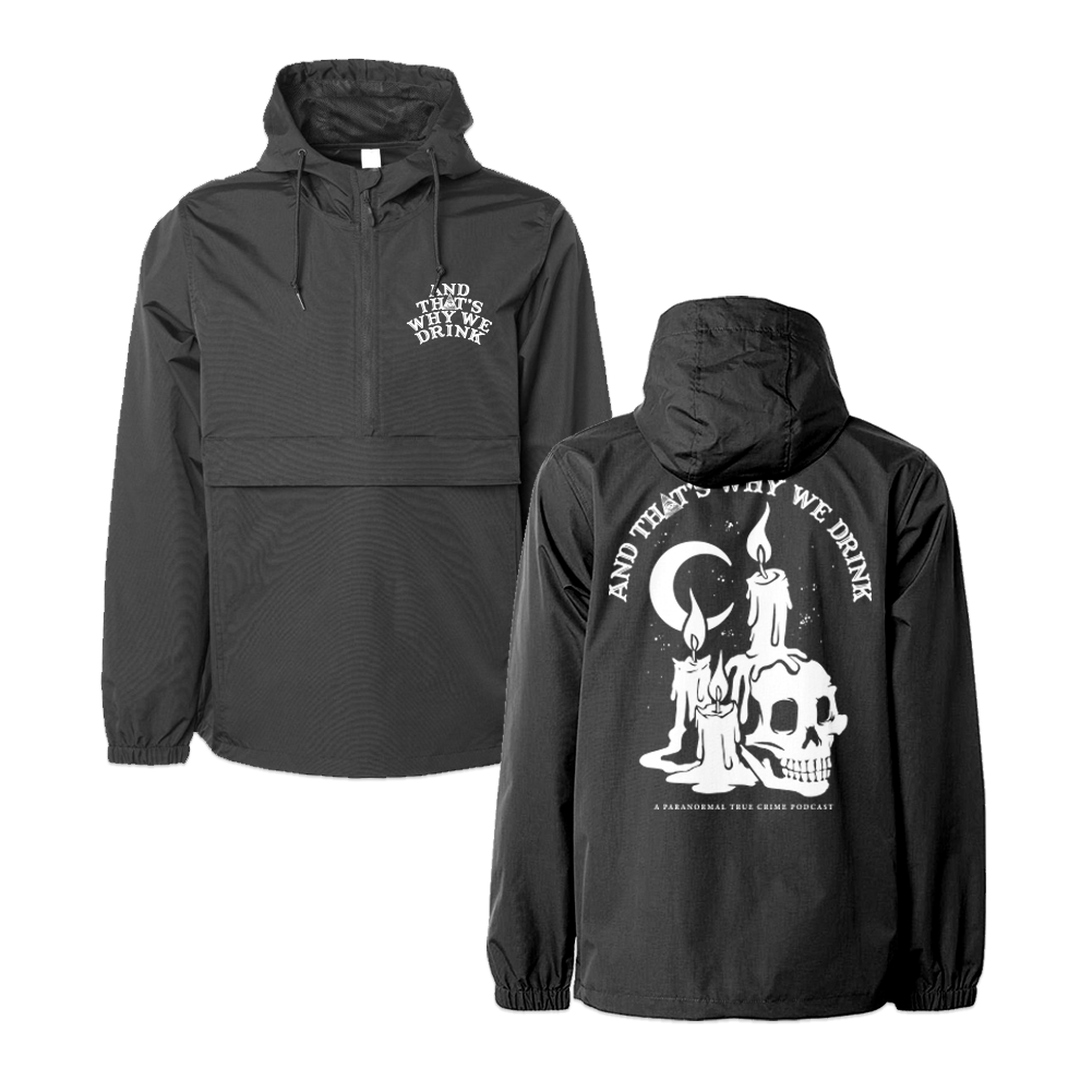 Candle Skull Anorak Jacket (Black)