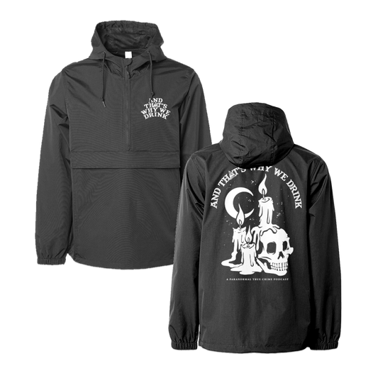 Candle Skull Anorak Jacket (Black)